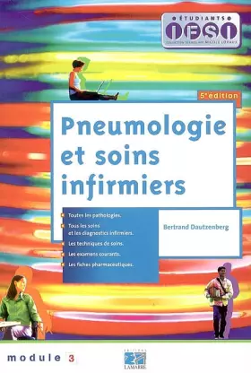 Couverture du produit · Pneumologie et soins infirmiers