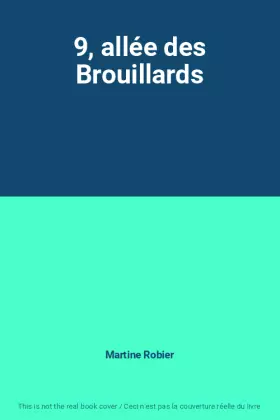 Couverture du produit · 9, allée des Brouillards
