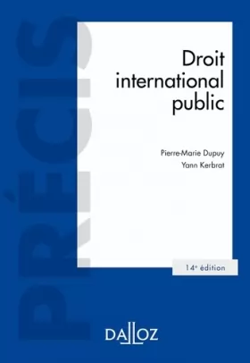 Couverture du produit · Droit international public
