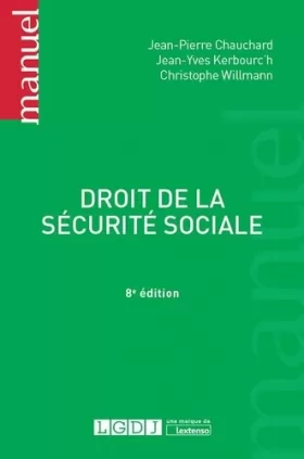 Couverture du produit · DROIT DE LA SECURITE SOCIALE - 8EME EDITION