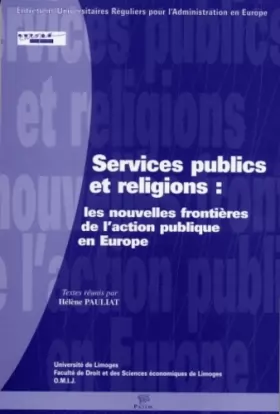 Couverture du produit · Services publics et religions: les nouvelles frontières de l'action publique en Europe