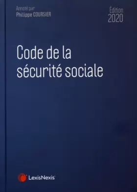 Couverture du produit · Code de la sécurité sociale 2020