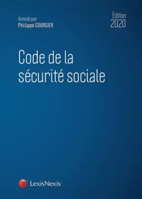 Couverture du produit · Code de la sécurité sociale 2020