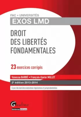 Couverture du produit · Exos LMD- Droit des libertés fondamentales, 2ème édition