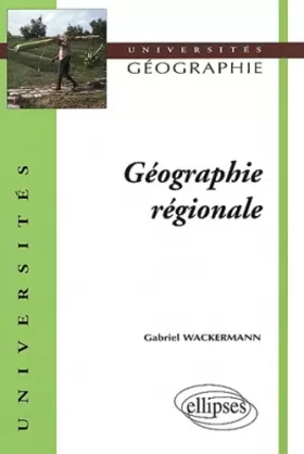 Couverture du produit · Géographie régionale