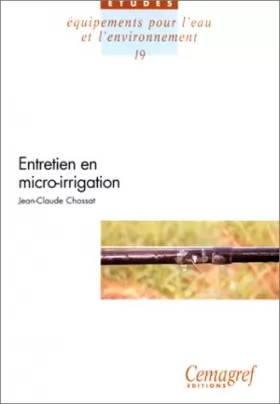 Couverture du produit · Entretien en micro-irrigation