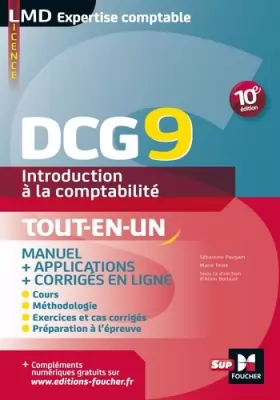 Couverture du produit · DCG 9 - Introduction à la comptabilité - Manuel - 10e édition