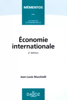 Couverture du produit · Economie Internationale, 2e édition