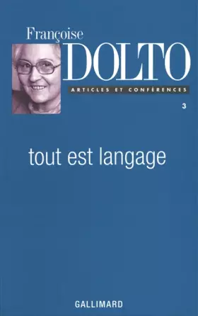 Couverture du produit · Tout est langage