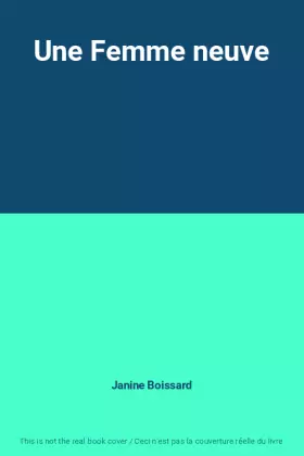 Couverture du produit · Une Femme neuve