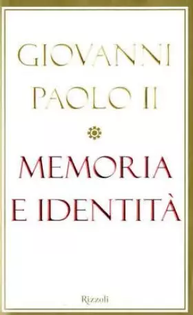 Couverture du produit · Memoria E Identita'