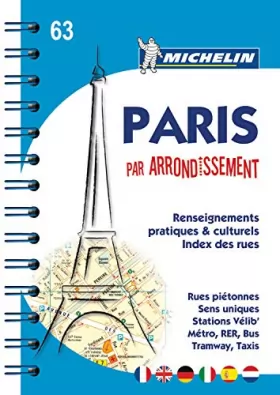 Couverture du produit · Plan de Paris par arrondissement spirale