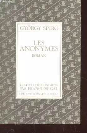 Couverture du produit · Les anonymes