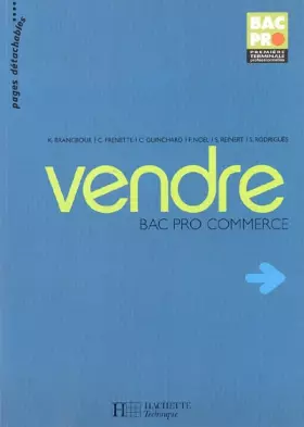 Couverture du produit · Vendre Bac Pro Commerce