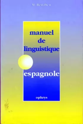 Couverture du produit · Manuel de linguistique espagnole