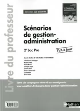 Couverture du produit · Scénarios de gestion administration - 2e Bac Pro Gestion-Administration