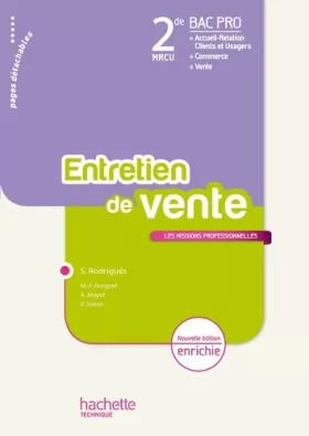 Couverture du produit · L'entretien de vente 2de Bac Pro - Livre élève - Ed.2011