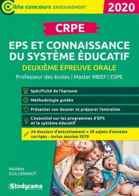 Couverture du produit · CRPE deuxième épreuve orale : EPS et connaissance du système éducatif