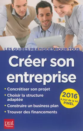 Couverture du produit · Créer son entreprise 2016