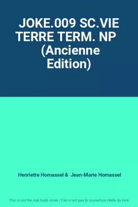 Couverture du produit · JOKE.009 SC.VIE TERRE TERM. NP    (Ancienne Edition)