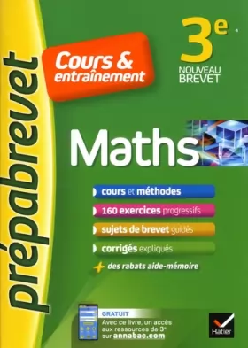 Couverture du produit · Maths 3e - Prépabrevet Cours & entraînement: cours, méthodes et exercices progressifs