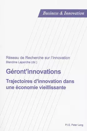 Couverture du produit · Géront'innovations: Trajectoires d'innovation dans une économie vieillissante