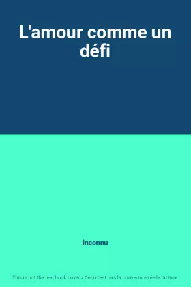 Couverture du produit · L'amour comme un défi