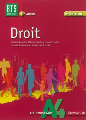 Couverture du produit · Les Nouveaux A4 Foucher Droit 1re année BTS
