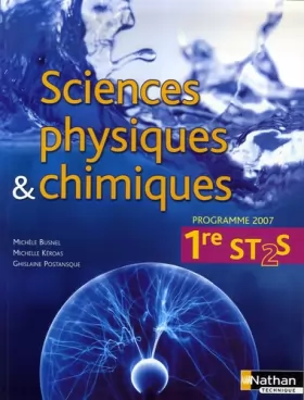 Couverture du produit · Sciences physiques et chimiques 1e ST 2S