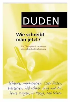 Couverture du produit · Duden. Wie schreibt man jetzt?