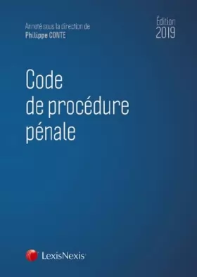 Couverture du produit · Code de procédure pénale 2019