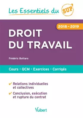 Couverture du produit · Les Essentiels du Sup : Droit du travail: Cours - QCM - Exercices - Corrigés