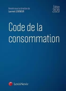 Couverture du produit · Code de la consommation 2020