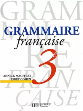 Couverture du produit · Grammaire française, 3e. Edition 1995
