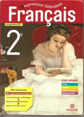 Couverture du produit · Empreintes littéraires : Français 2e, Programme 2011