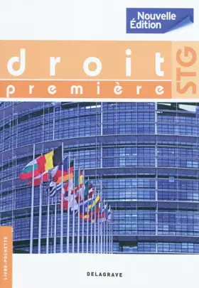 Couverture du produit · Droit 1e STG: Livre pochette