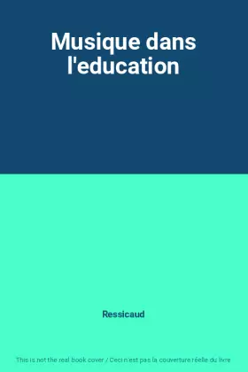 Couverture du produit · Musique dans l'education