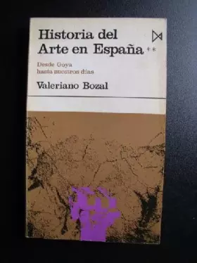 Couverture du produit · HISTORIA DEL ARTE EN ESPAÑA.