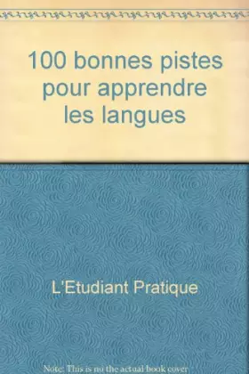 Couverture du produit · 100 bonnes pistes pour apprendre les langues