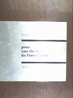 Couverture du produit · Pour une doctrine de l'entreprise. 11 [Unknown Binding]