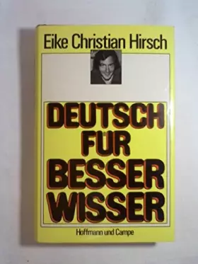 Couverture du produit · Deutsch für Besserwisser
