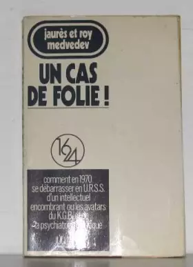 Couverture du produit · Un cas de folie.