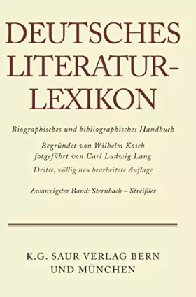 Couverture du produit · Sternbach - Streissler