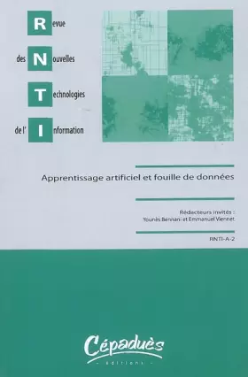 Couverture du produit · Revue des Nouvelles Technologies de l'Information -Apprentissage Artificiel et Fouille de Donnees