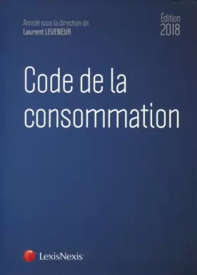 Couverture du produit · Code de la consommation 2018