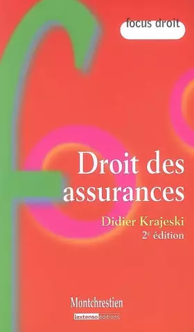 Couverture du produit · Droit des assurances