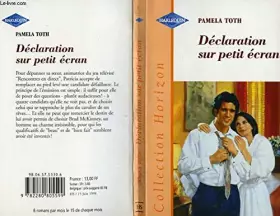 Couverture du produit · Déclaration sur petit écran (Collection Horizon)