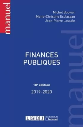 Couverture du produit · Finances publiques (2019)