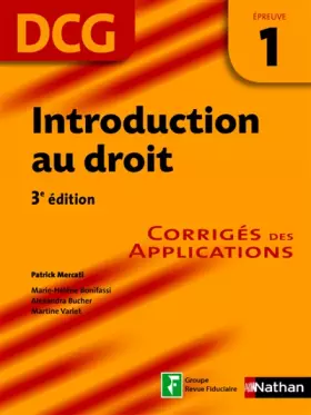 Couverture du produit · Introduction au Droit