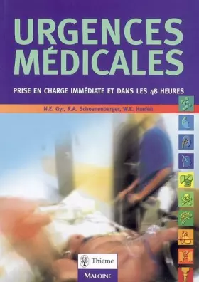 Couverture du produit · Urgences médicales : Prise en charge immédiate et dans les 48 premières heures